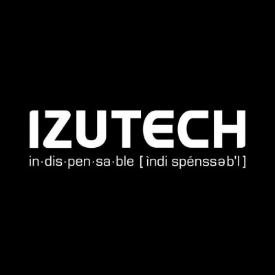 Izutech black logo