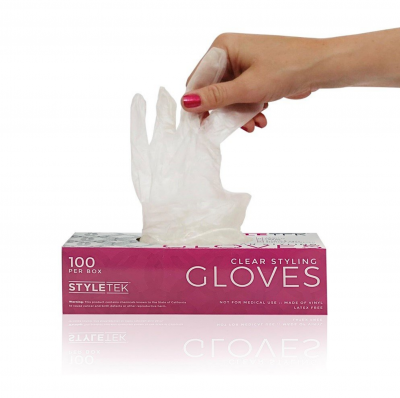 Clear gloves